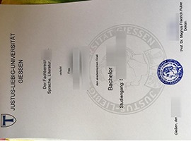 fake University of Giessen diploma