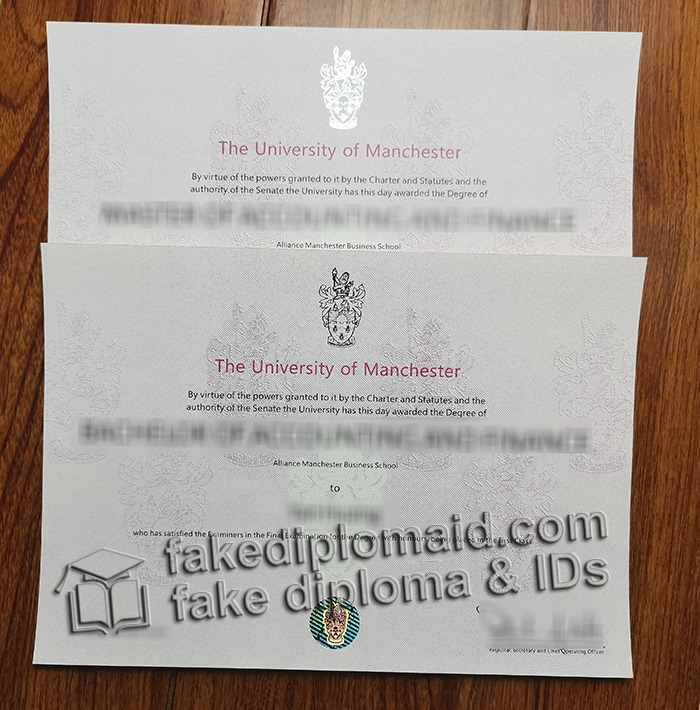 University of Manchester diploma