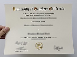 University of Southern California diploma