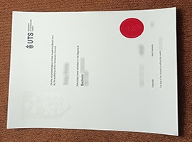 fake University of Technology Sydney diploma