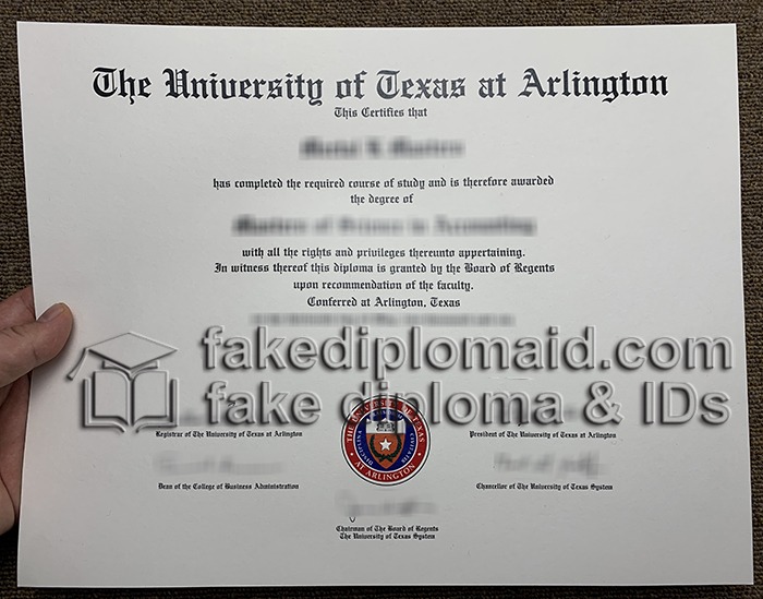 University of Texax at Arlington degree