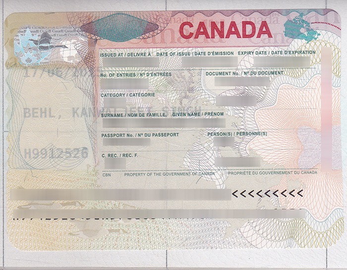 fake Canada VISA