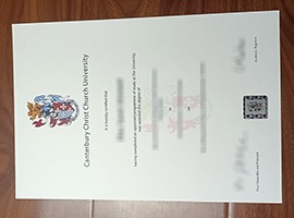 Canterbury Christ Church University diploma