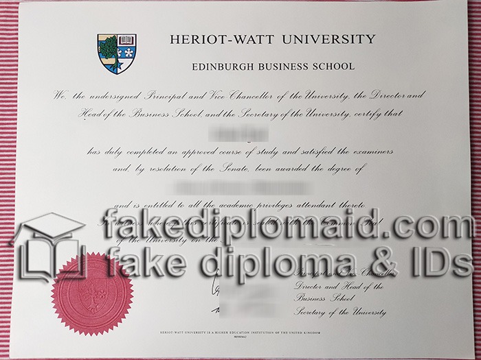 buy Heriot-Watt University degree