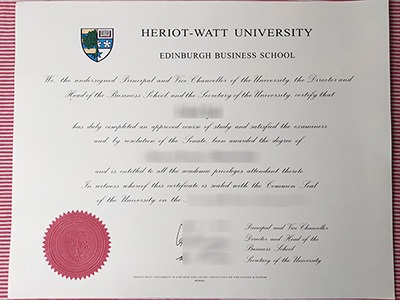 buy Heriot-Watt University degree