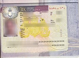 fake UK VISA