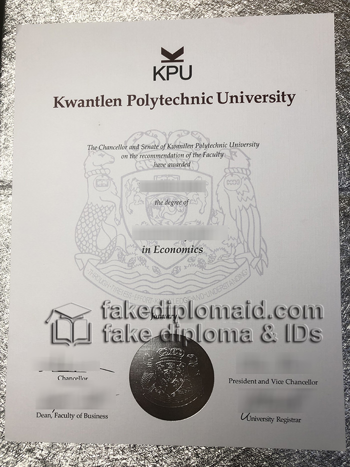 Buy fake KPU diploma
