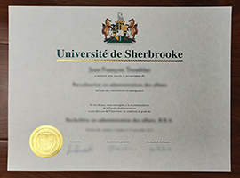 University of Sherbrooke diploma