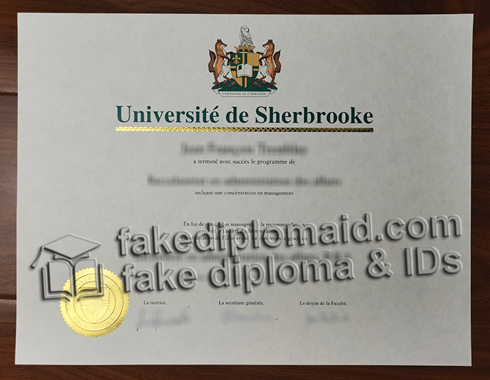 Université de Sherbrooke diploma