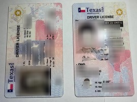 fake Texas ID