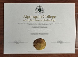 Algonquin University diploma
