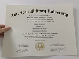 Read more about the article American Military University diploma free sample, buy fake AMU diploma online