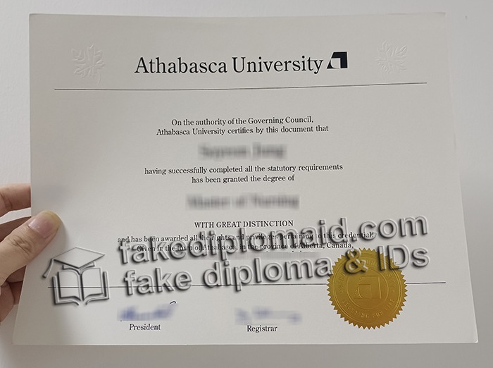 Athabasca University diploma