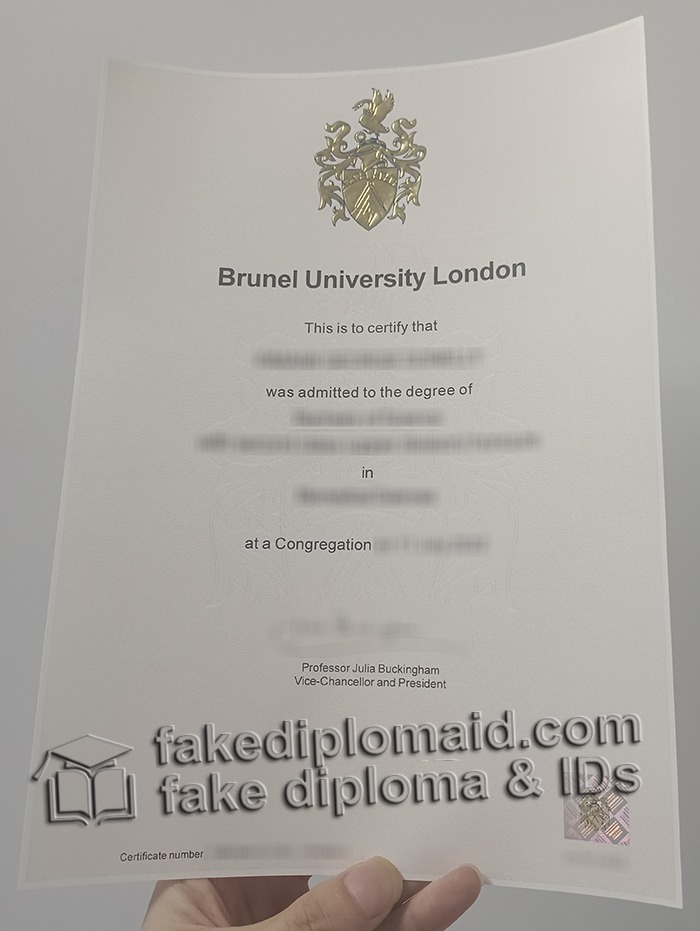 Brunel University London diploma