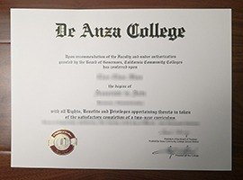De Anza College diploma