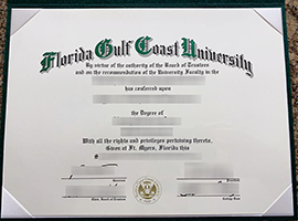 Read more about the article Florida Gulf Coast University diploma free sample, buy fake FGCU diploma online