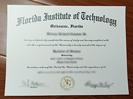 Florida Institute of Technology diploma