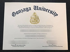 Gonzaga University diploma