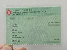 Hong Kong driving license