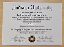 Indiana University diploma