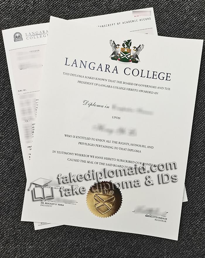 Langara College diploma