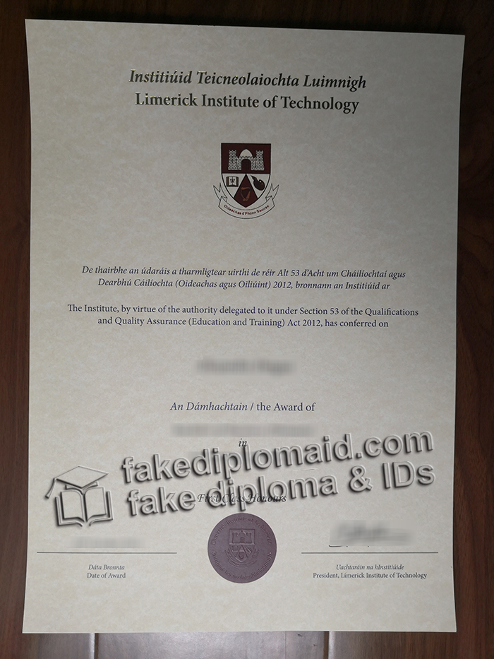 Limerick Institute of Technology diploma