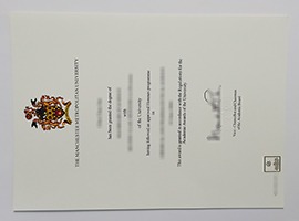 Manchester Metropolitan University diploma