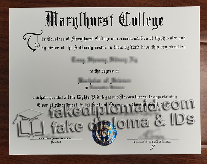Marylhurst University diploma