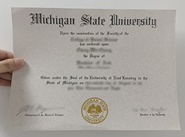 Michigan State University diploma