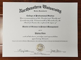 Northeastern University diploma