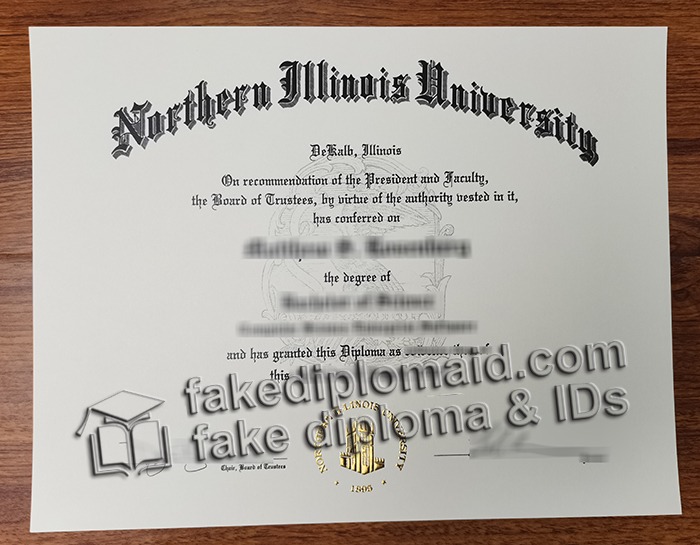 Northern Illinois University diploma