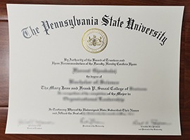 Penn State diploma