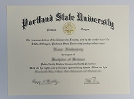 Read more about the article Portland State University diploma free sample, buy fake PSU diploma online