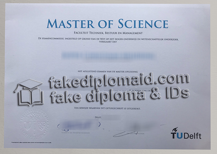 TU Delft diploma