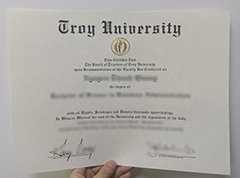 Troy University diploma