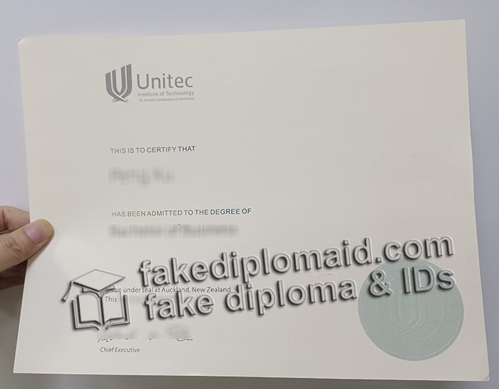 Unitec Institute of Technology diploma