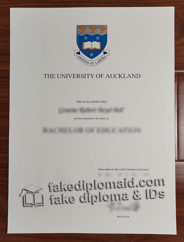 University of Auckland diploma