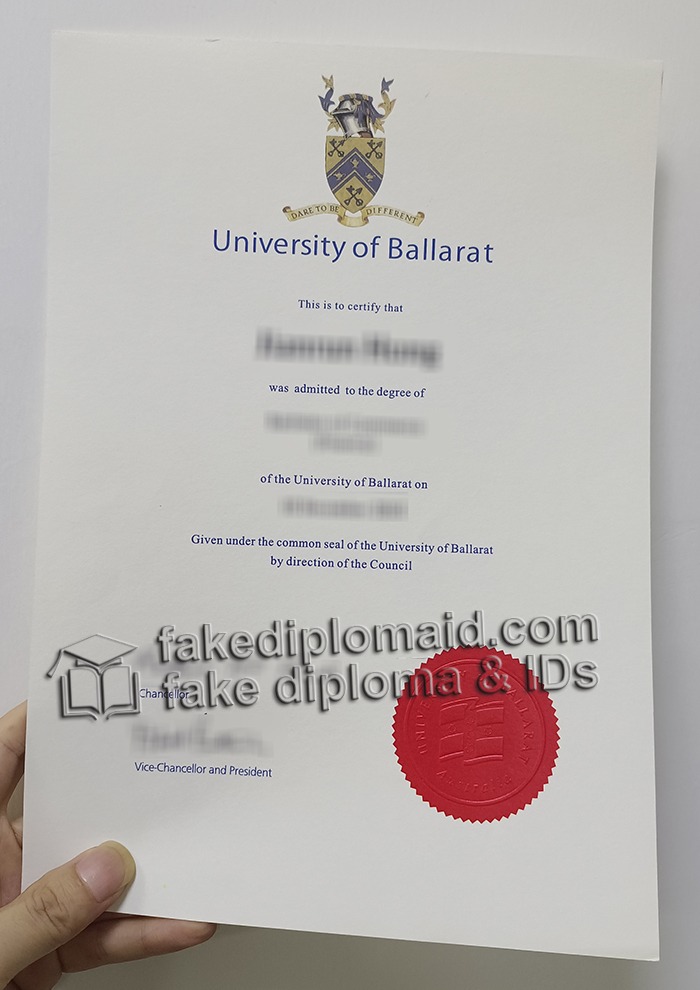 University of Ballarat diploma