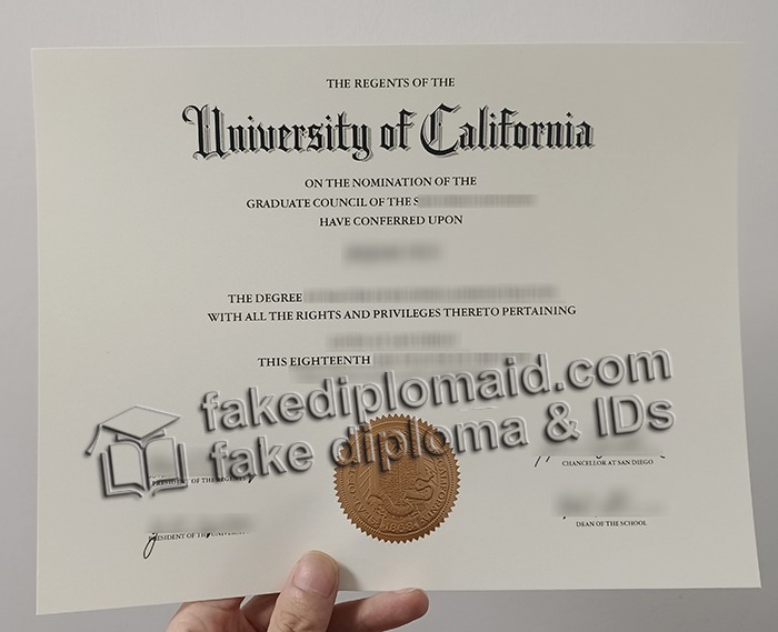 University of California diploma