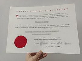 University of Canterbury diploma