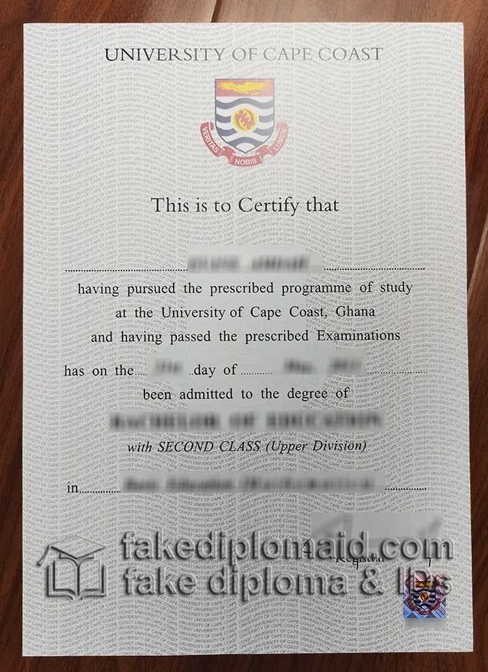 University of Cape Coast diploma