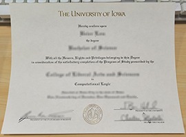 University of Iowa diploma