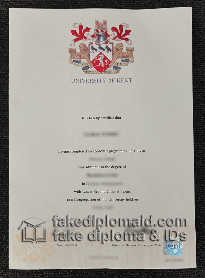 University of Kent diploma