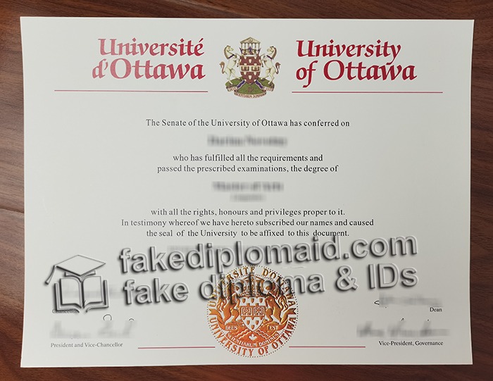 University of Ottawa diploma