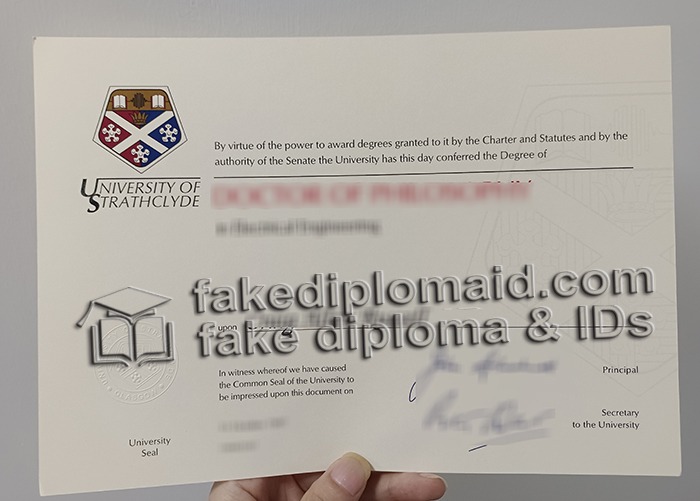 University of Strathclyde diploma