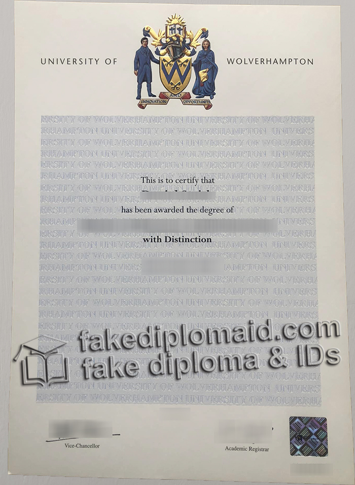 University of Wolverhampton diploma