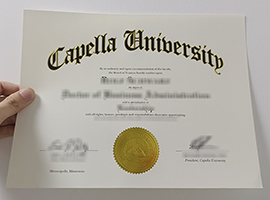 Capella University diploma