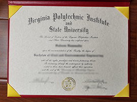 Virginia Tech diploma