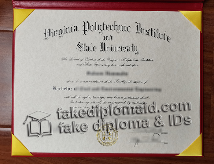 Virginia Tech diploma