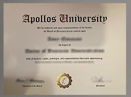 Apollos University diploma